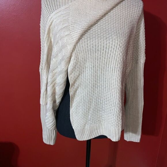 Xhilaration Junior’s Wrap Front Sweater - Picture 3 of 5